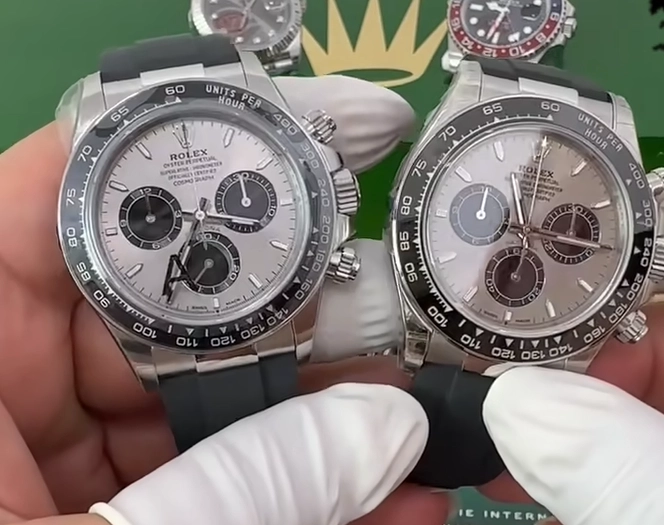 Сравнение Daytona 126519 Сравнение серой Daytona 126519 версий VS и стандартного качества