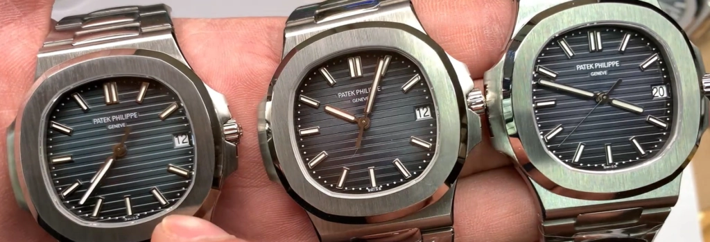 Сравнение циферблатов Nautilus 5711 от DDF, BBF и VF