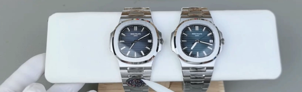 Сравнение Nautilus 5711: VF слева, DDF справа