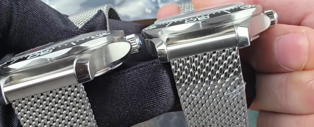 Высота стекла Seamaster Сравнение высоты стекла Omega Seamaster от VS и OR