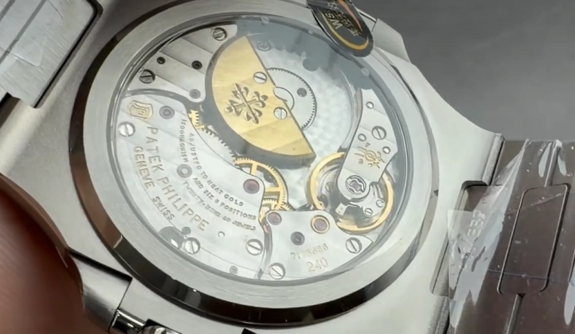 Гравировки механизма WS для Patek Philippe 5712