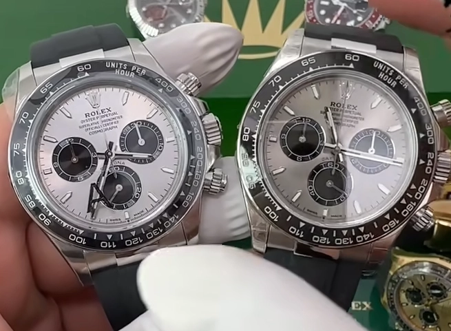 Два экземпляра Daytona 126519 Серая Daytona 126519 версий VS и другой фабрики
