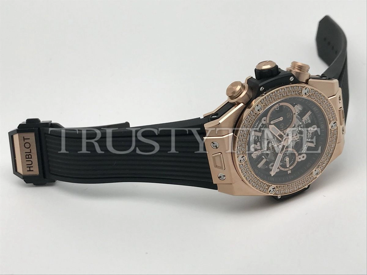 Копия часов Hublot Big Bang Unico King Gold Diamonds 44mm 421.OX.1180.RX.1104