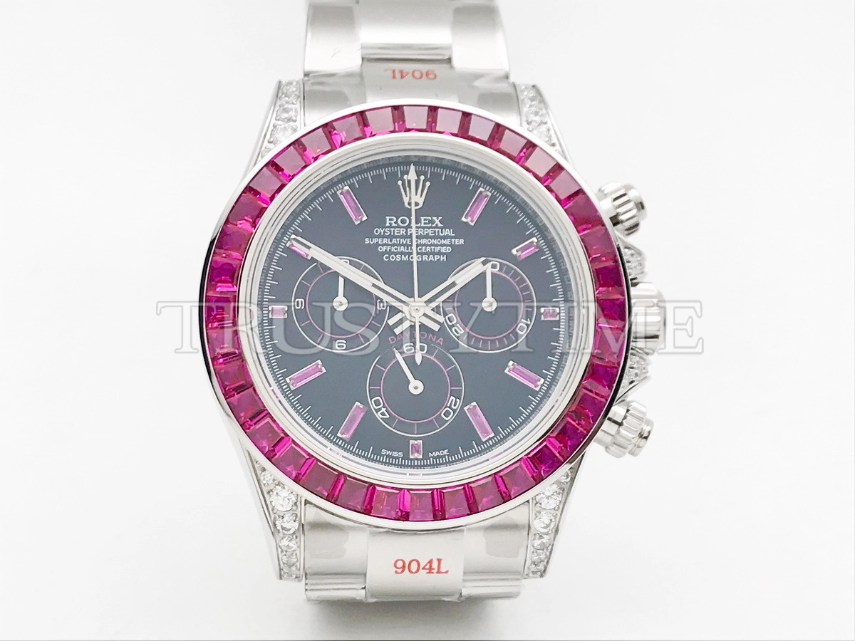 Копия часов Rolex Cosmograph Daytona Ruby Bezel 126599TRU