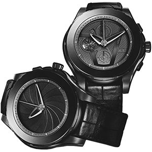 Копия часов Valbray Oculus Chrono -Titanium Full Black VR01F