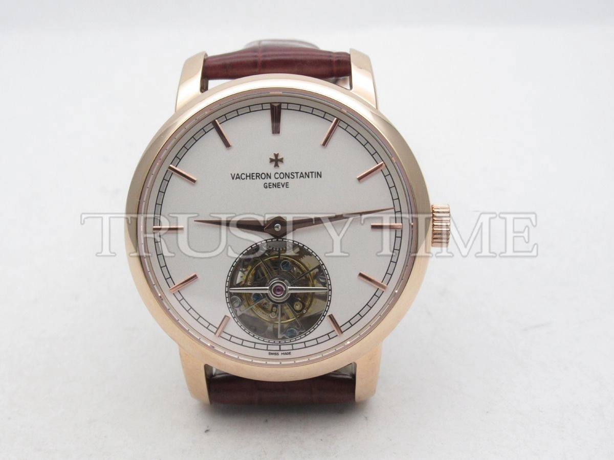 Копия часов Vacheron Constantin Traditionnelle Tourbillon 41mm 6000T/000R-B346