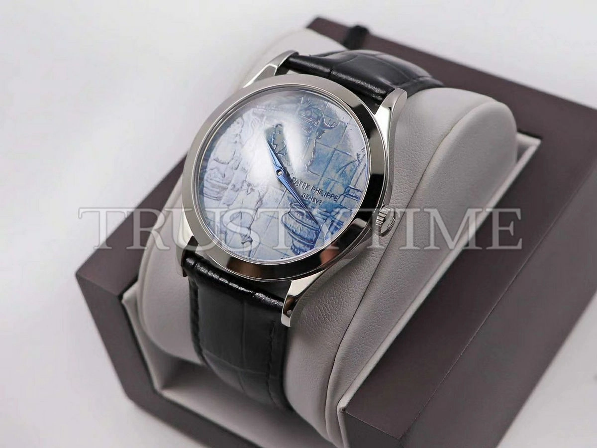 Копия часов Patek Philippe Calatrava Azulejos 38,5 mm 5089G-061