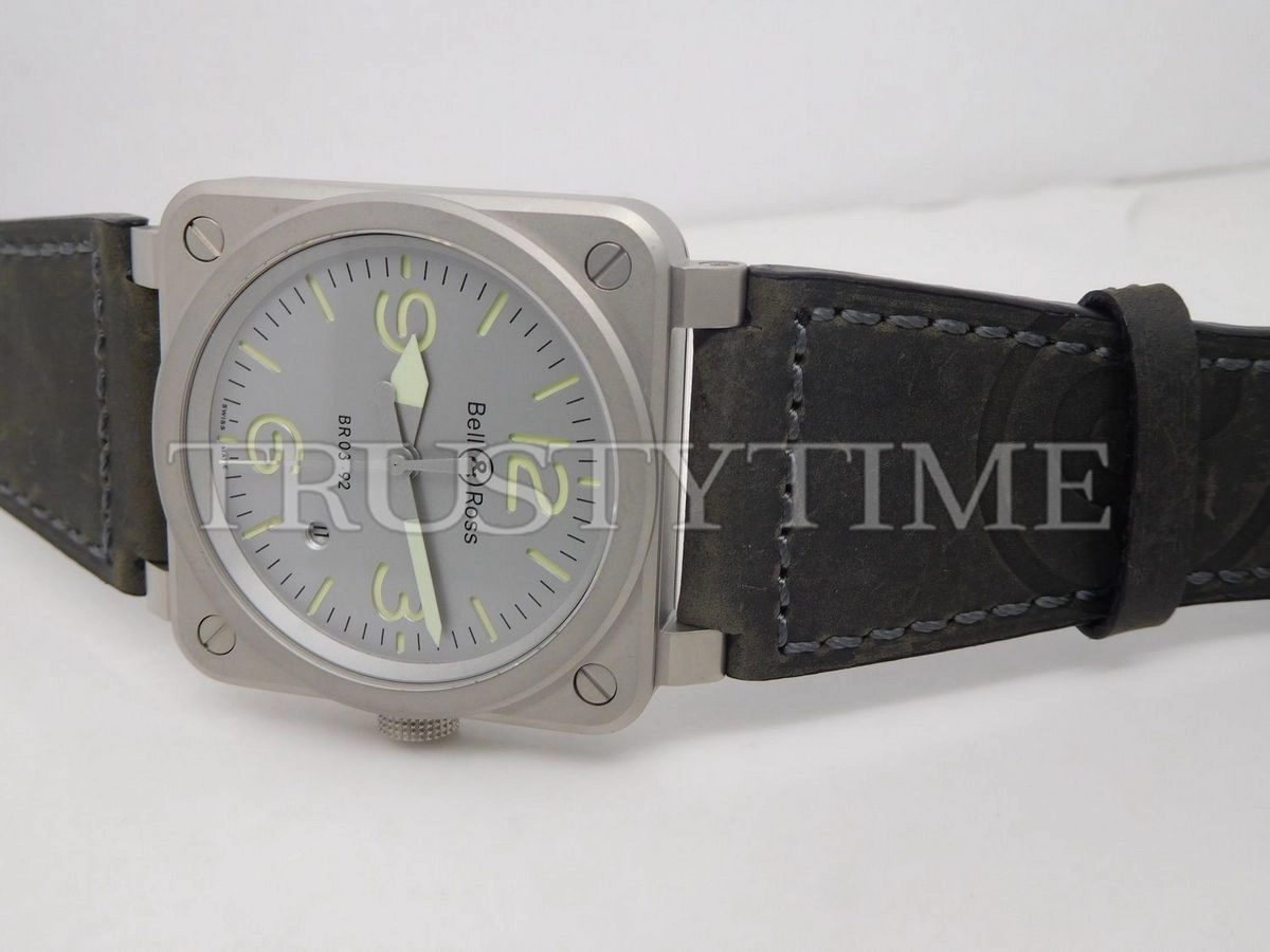 Копия часов Bell & Ross BR 03-92 Horolum Sandblasted BR0392-GR-ST/SCA