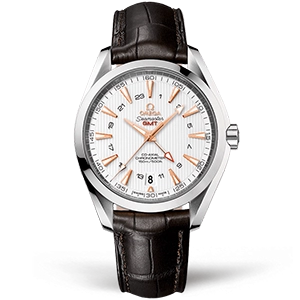 Копия часов Omega Seamaster Aqua Terra 150m Co-Axial Gmt 43mm 231.13.43.22.02.004 Арт.OM-0438
