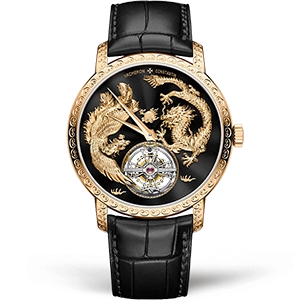 Копия часов Vacheron Constantin Traditionnelle Tourbillon Phoenix and the Dragon 6040T/000R-B961