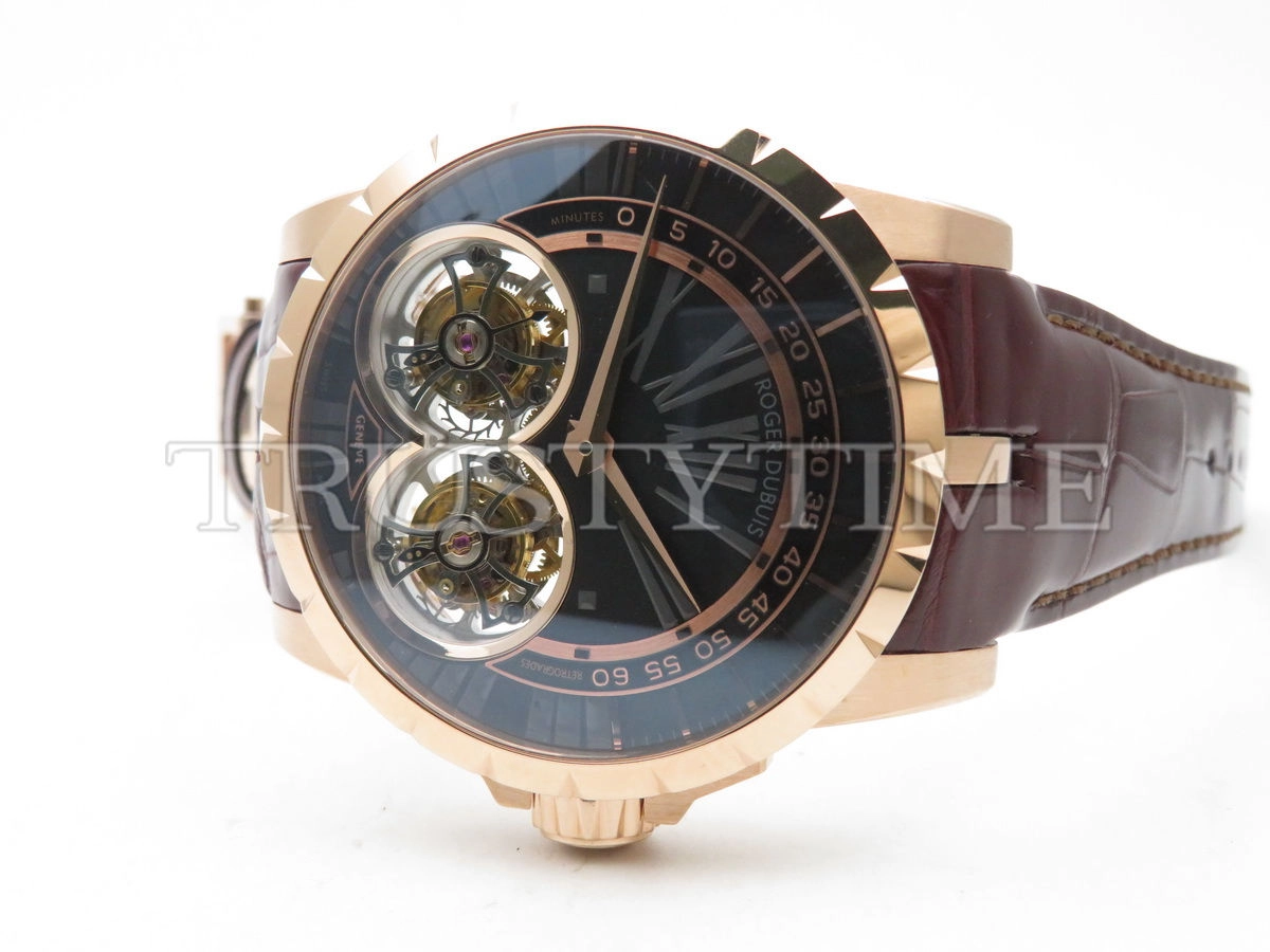 Копия часов Roger Dubuis Excalibur Double Flying Tourbillon 45mm RDDBEX0280