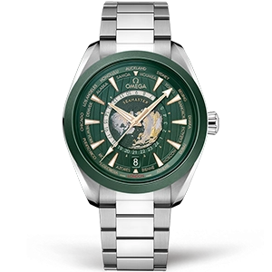 Копия часов Omega Seamaster Aqua Terra Co-axial Master Chronometer GMT Worldtimer 43mm 220.30.43.22.10.001