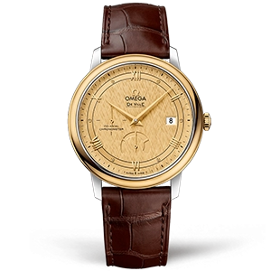 Копия часов Omega De Ville Prestige Co‑Axial Chronometer Power Reserve 39mm 424.23.40.21.08.001