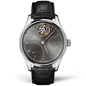 Копия часов IWC Portugieser Tourbillon Retrograde Mystery 44mm IW504401