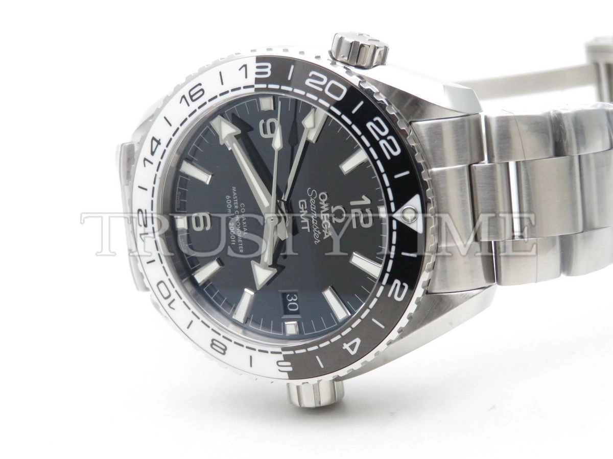 Копия часов Omega Seamaster Planet Ocean 600m Co‑Axial Master Chronometer GMT 43.5mm 215.30.44.22.01.001