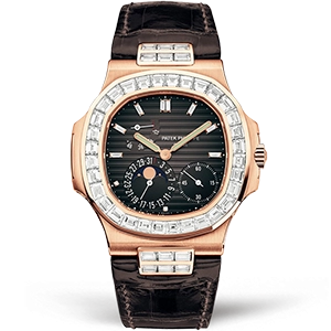Копия часов Patek Philippe Nautilus Power Reserve Moonphase 40mm 5724R-001