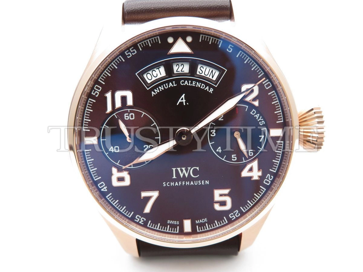Копия часов IWC Big Pilot's Watch Annual Calendar Edition Antoine De Saint Exupery 46mm IW502706