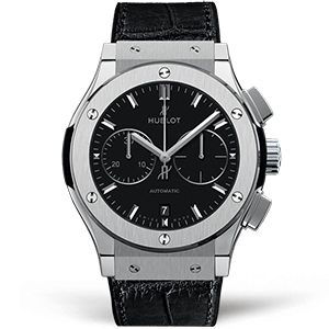 Копия часов Hublot Classic Fusion Chronograph Titanium 45mm 521.NX.1171.LR