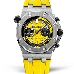 Копия часов Audemars Piguet Royal Oak Offshore Diver Chronograph Yellow 26703ST.OO.A051CA.01