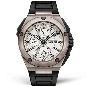 Копия часов IWC Ingenieur Double Chronograph Titanium 45mm IW386501