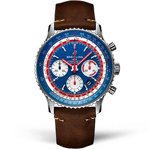 Копия часов Breitling Navitimer B01 Chronograph Pan Am 43 AB01212B1C1X1 Арт.BT-0444