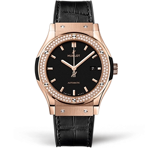 Копия часов Hublot Classic Fusion King Gold Diamonds 42mm 542.OX.1181.LR.1104