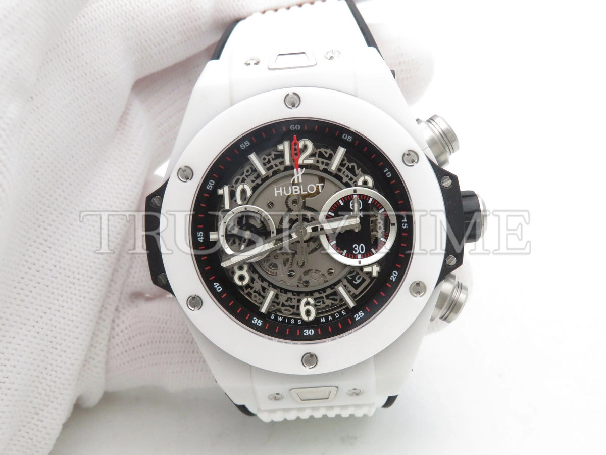 Копия часов Hublot Big Bang Unico White Ceramic 45mm 411.HX.1170.RX