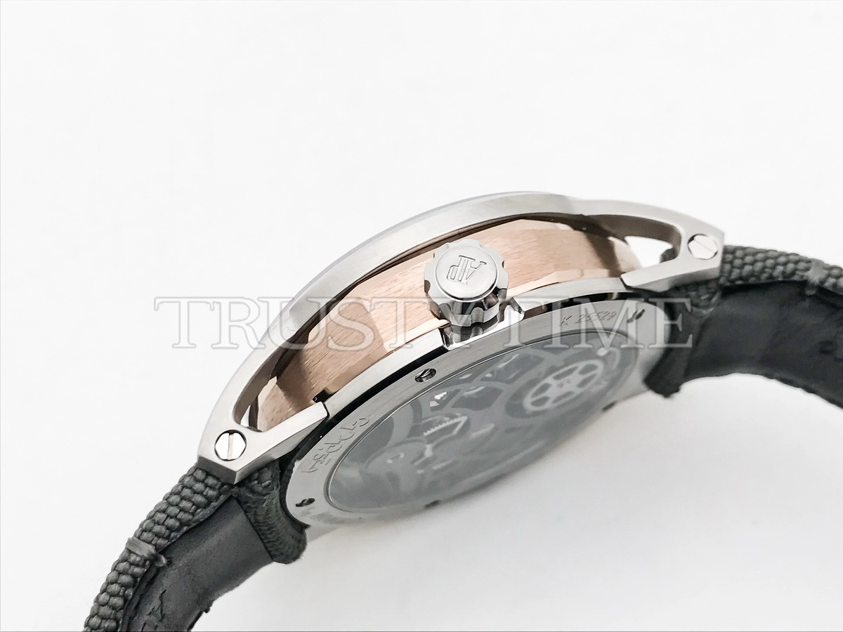 Копия часов Audemars Piguet Royal Oak Tourbillon Openworked 26600CR.OO.D009KB.01
