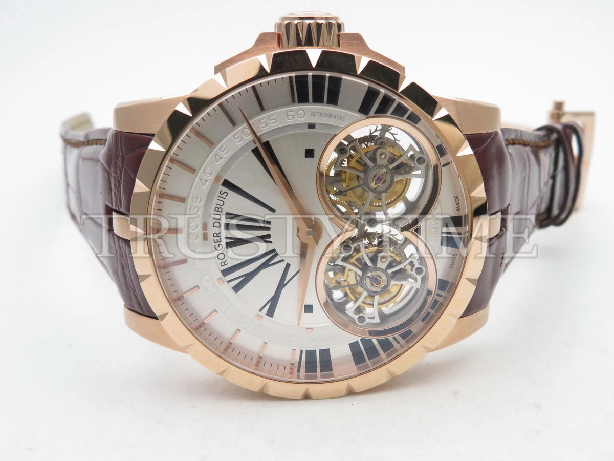 Копия часов Roger Dubuis Excalibur Double Flying Tourbillon 45mm RDDBEX0249