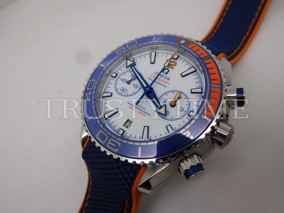 Копия часов Omega Seamaster Planet Ocean 600m Co‑Axial Master Chronometer Chronograph "MICHAEL PHELPS" 45.5mm 215.32.46.51.04.001