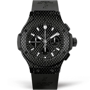 Копия часов Hublot Big Bang All Black Carbon 44mm 301.QX.1740.GR