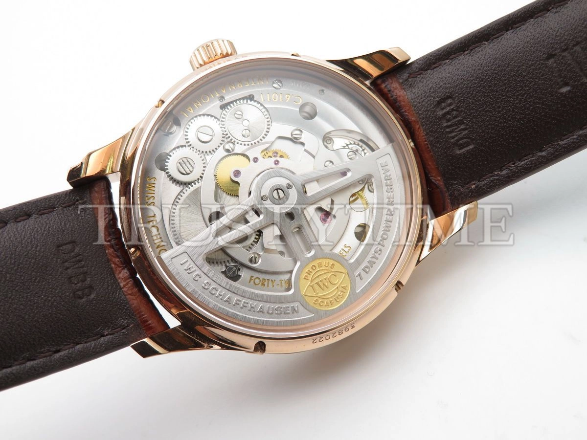 Копия часов IWC Portugieser Tourbillon Retrograde Mystery 44mm IW504402