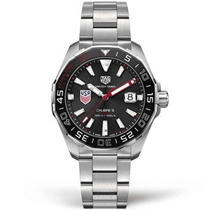 Копия часов Tag Heuer Aquaracer Calibre 5 43mm WAY201G.BA0927