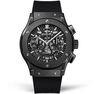 Копия часов Hublot Classic Fusion Chronograph Black Magic 45mm 525.CM.0170.RX