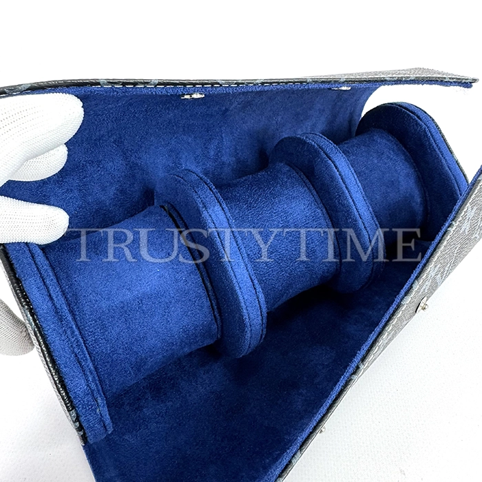 Копия часов Дорожный футляр Louis Vuitton Blue на 3 пары часов 