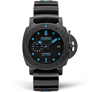 Копия часов Panerai Luminor Submersible 3 Days Automatic Carbotech 42mm PAM00960