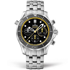 Копия часов Omega Seamaster Diver 300m Co‑Axial Chronometer Chronograph 44mm 212.30.44.50.01.002