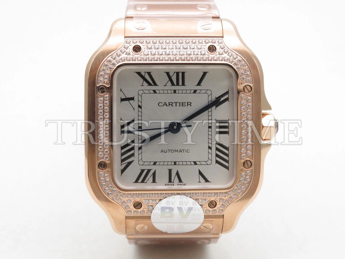 Копия часов Cartier Santos De Cartier 35 WJSA0007