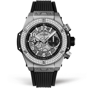 Копия часов Hublot Big Bang Unico Titanium Diamonds 44mm 421.NX.1170.RX.1104