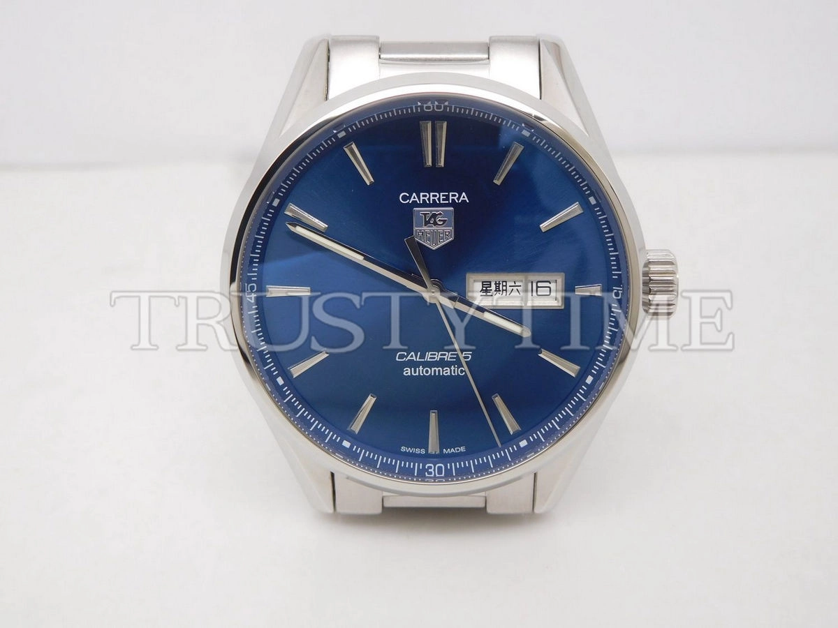 Копия часов Tag Heuer Carrera Calibre 5 Day Date 41mm WAR201E.BA0723
