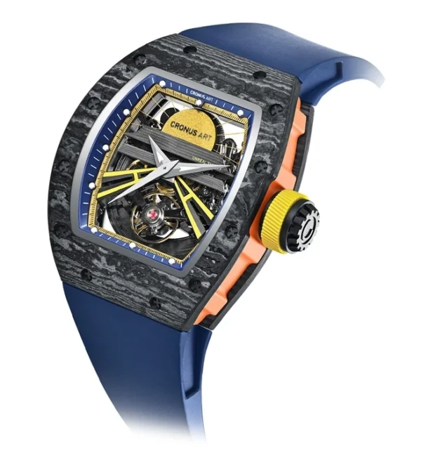 Копия часов CronusArt NTPT Carbon Fiber Watch CM36-001 Арт.CA-0450