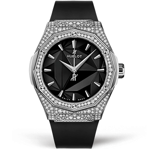 Копия часов Hublot Classic Fusion Orlinski Titanium Pavé Full Diamond 550.NS.1800.RX.1604.ORL19