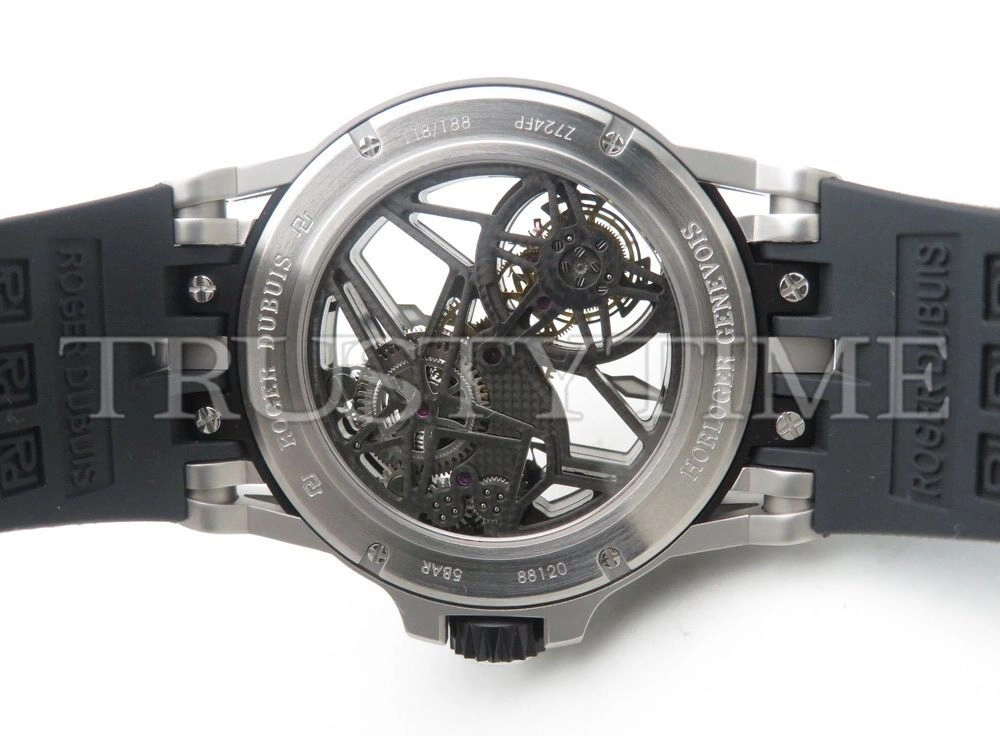 Копия часов Roger Dubuis Excalibur Spider Skeleton Flying Tourbillon 45mm RDDBEX0479