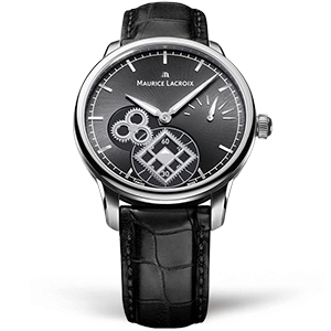 Копия часов Maurice Lacroix Masterpiece Roue Carrée Seconde 43mm MP7158-SS001-301-1