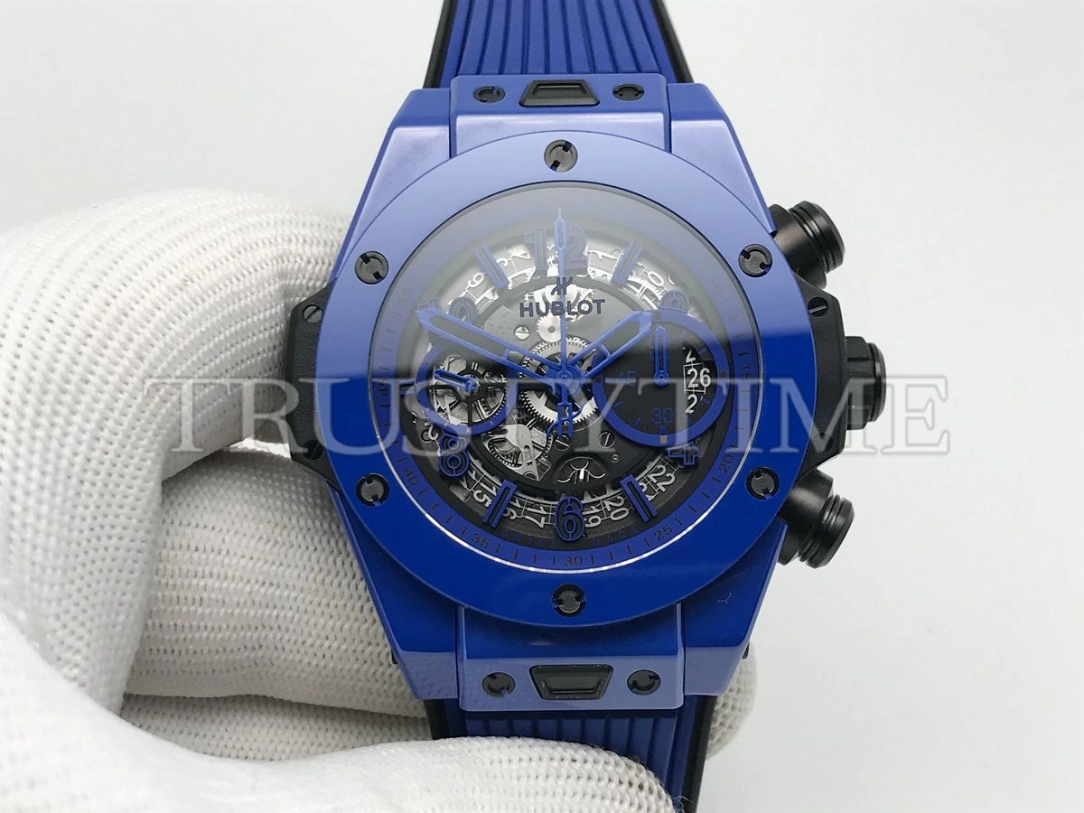 Копия часов Hublot Big Bang Unico Blue Magic 44mm 441.ES.5119.RX