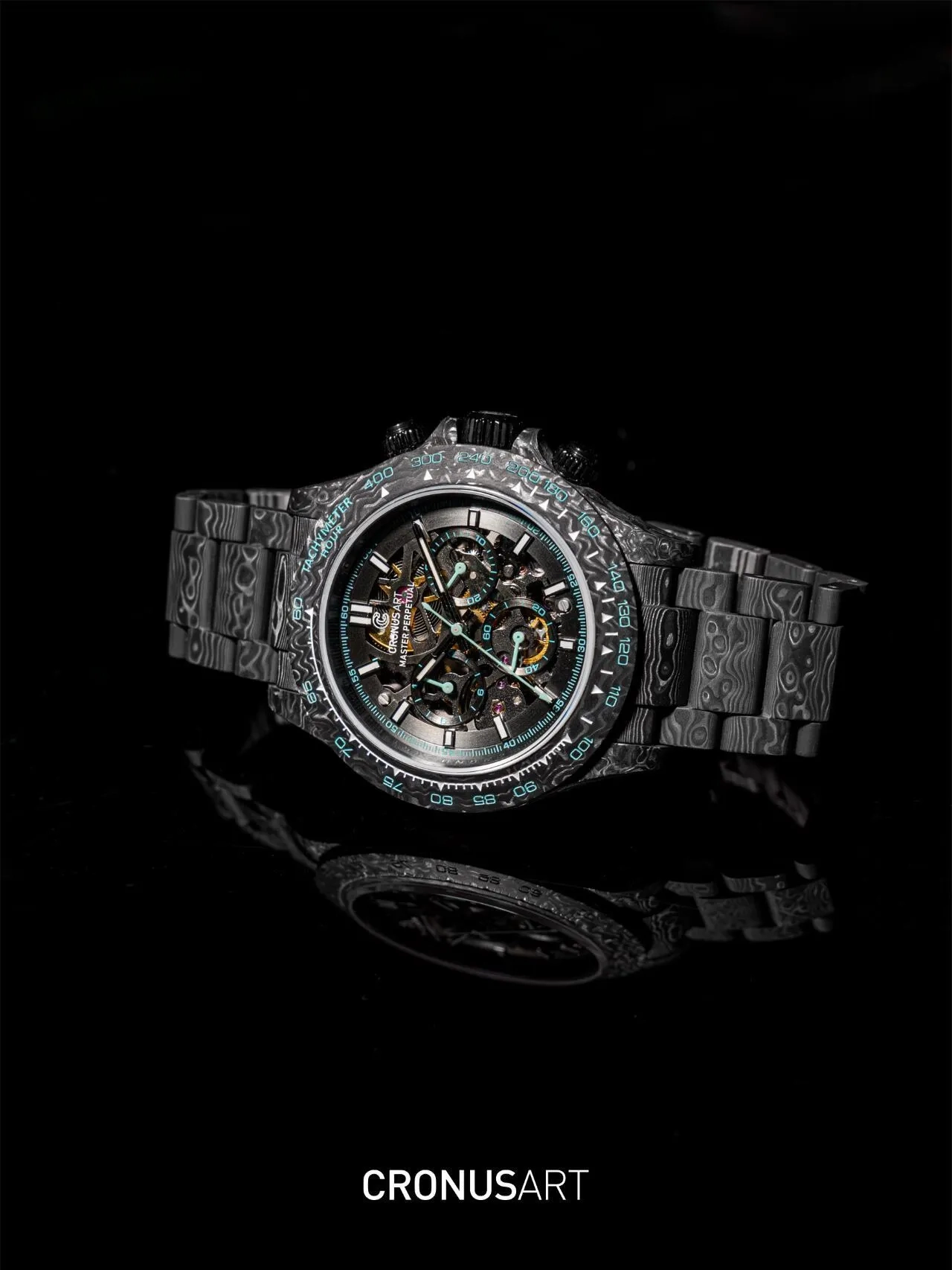 Часы CronusArt NTPT Carbon Fiber Watch Limited edition CM016-027