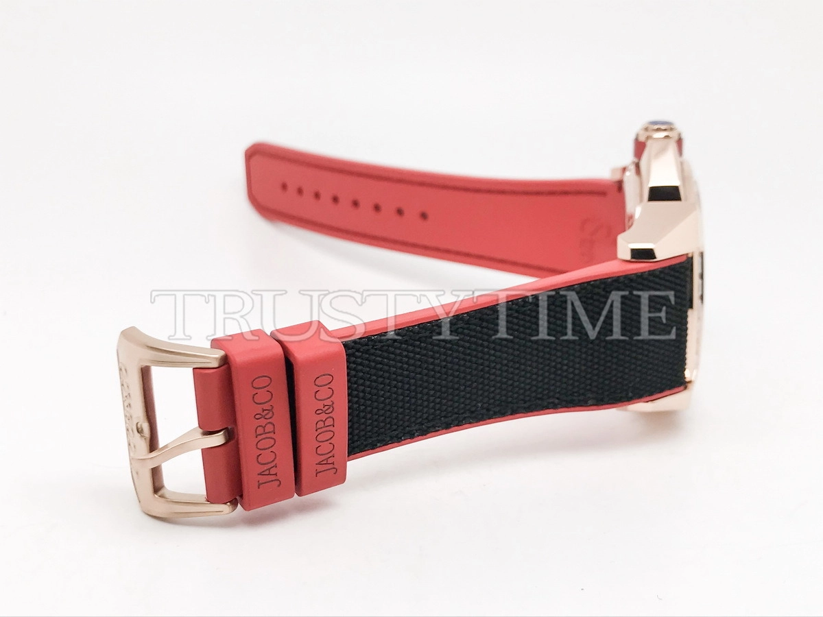 Копия часов Jacob & Co Epic X Flight of CR7 Baguette EX120.43.BC.AB.ABRUA