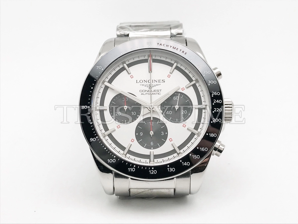 Копия часов Longines Conquest Chronograph 42 L3.835.4.72.6