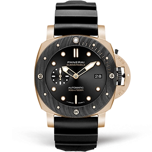 Копия часов Panerai Submersible Goldtech Orocarbo 44mm PAM01070