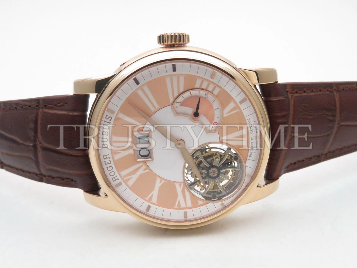Копия часов Roger Dubuis Hommage Flying Tourbillon With Large Date 45mm RDDBHO0568